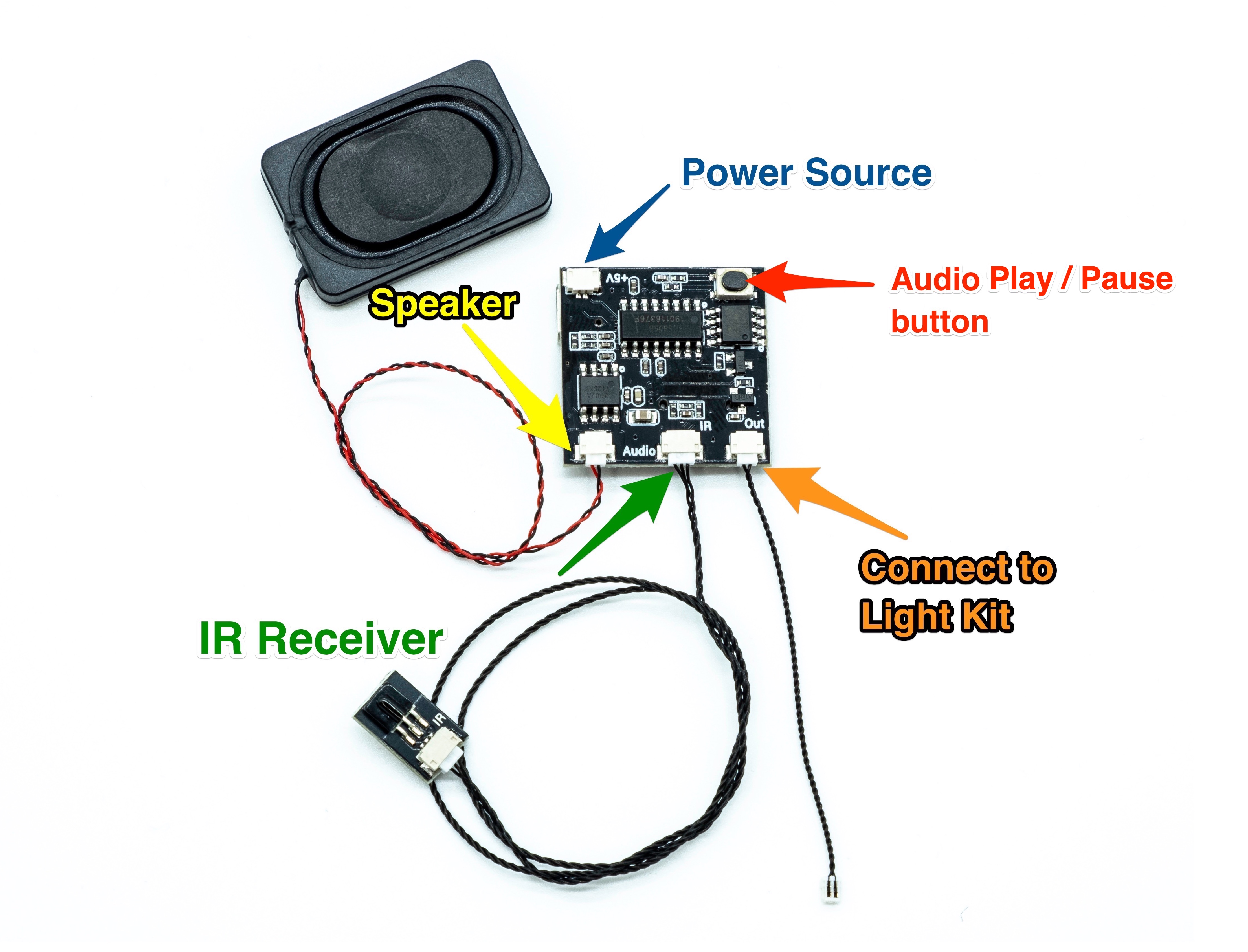 Poundland remote control light set. (with schematics) 